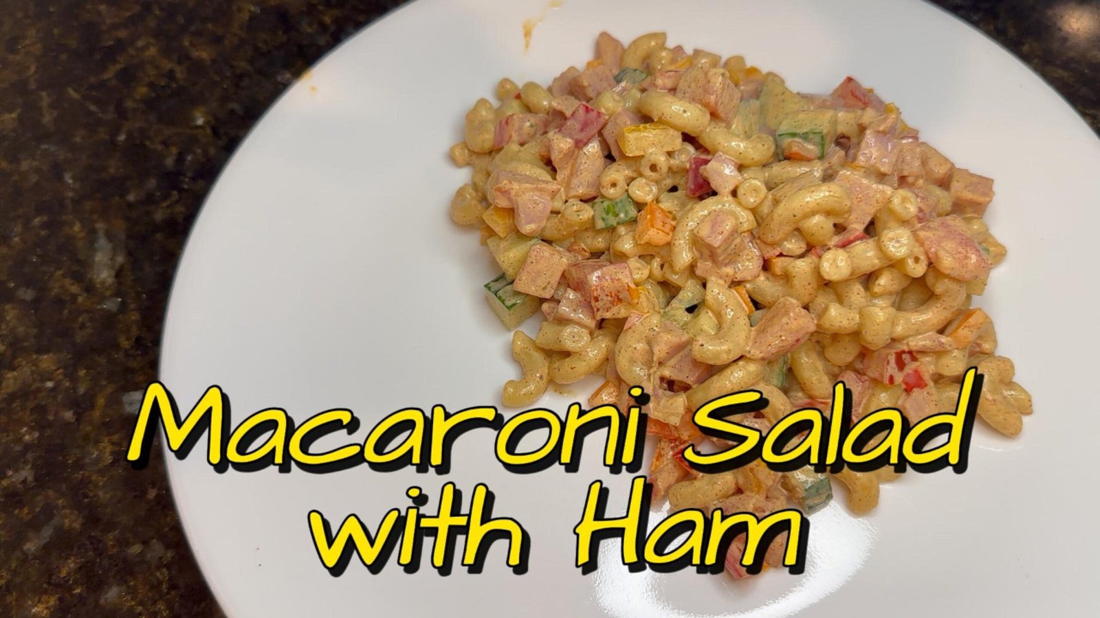 How to Make Macaroni Salad with Ham