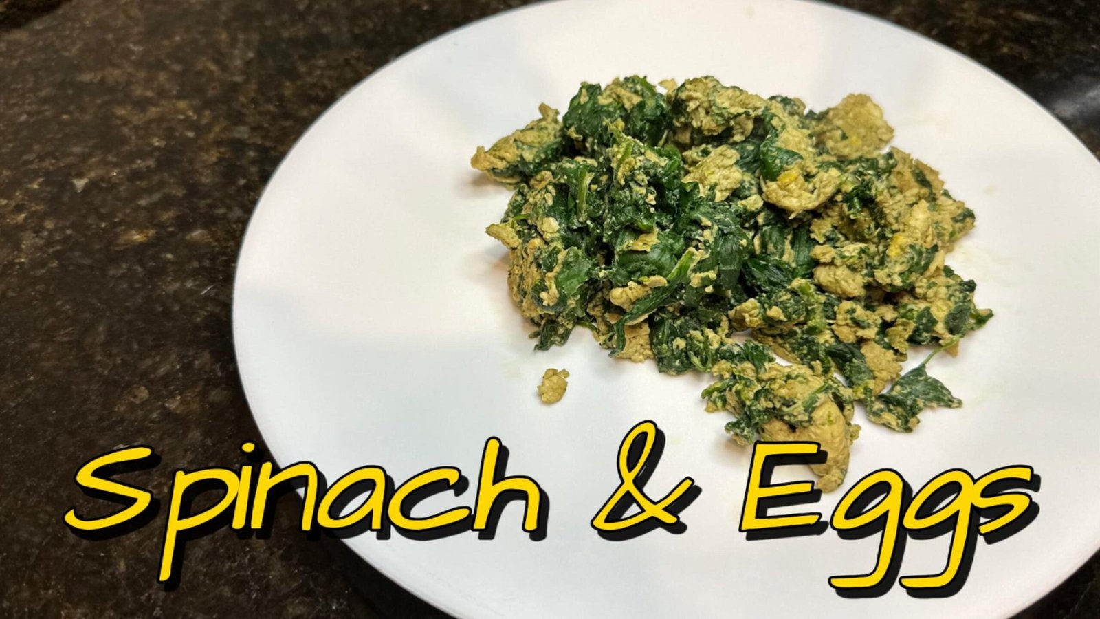 How Easily to Make Spinach with Eggs